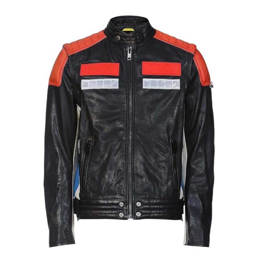 Diesel | "L-Yuja" Leather Moto Jacket